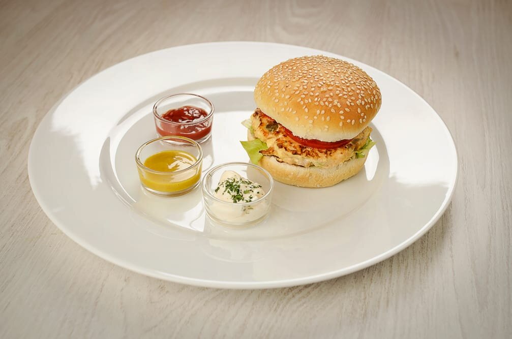 Hambúrguer de Salmão