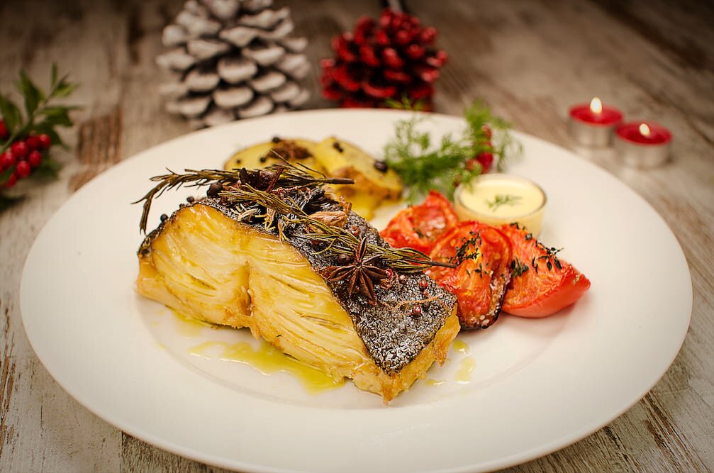 Bacalhau com especiarias