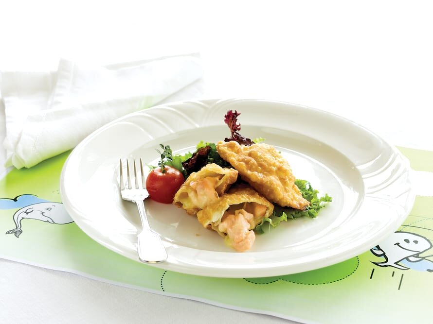 Pastéis de massa tenra com Salmão e ricota