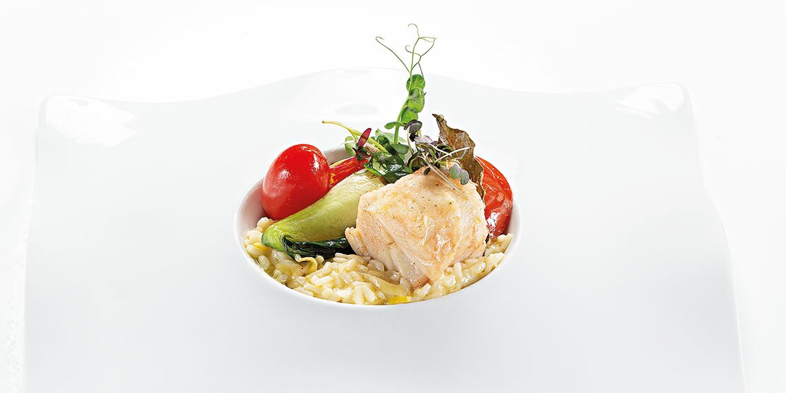 Arroz de Bacalhau da Noruega com Poejo