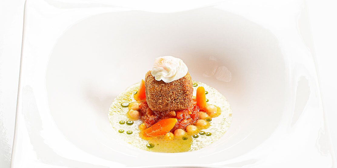 Canja de Bacalhau da Noruega com coentros