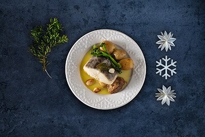 Bacalhau à Lagareiro com batata a murro