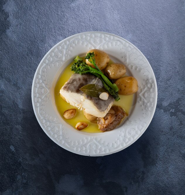 Bacalhau à Lagareiro com batata a murro