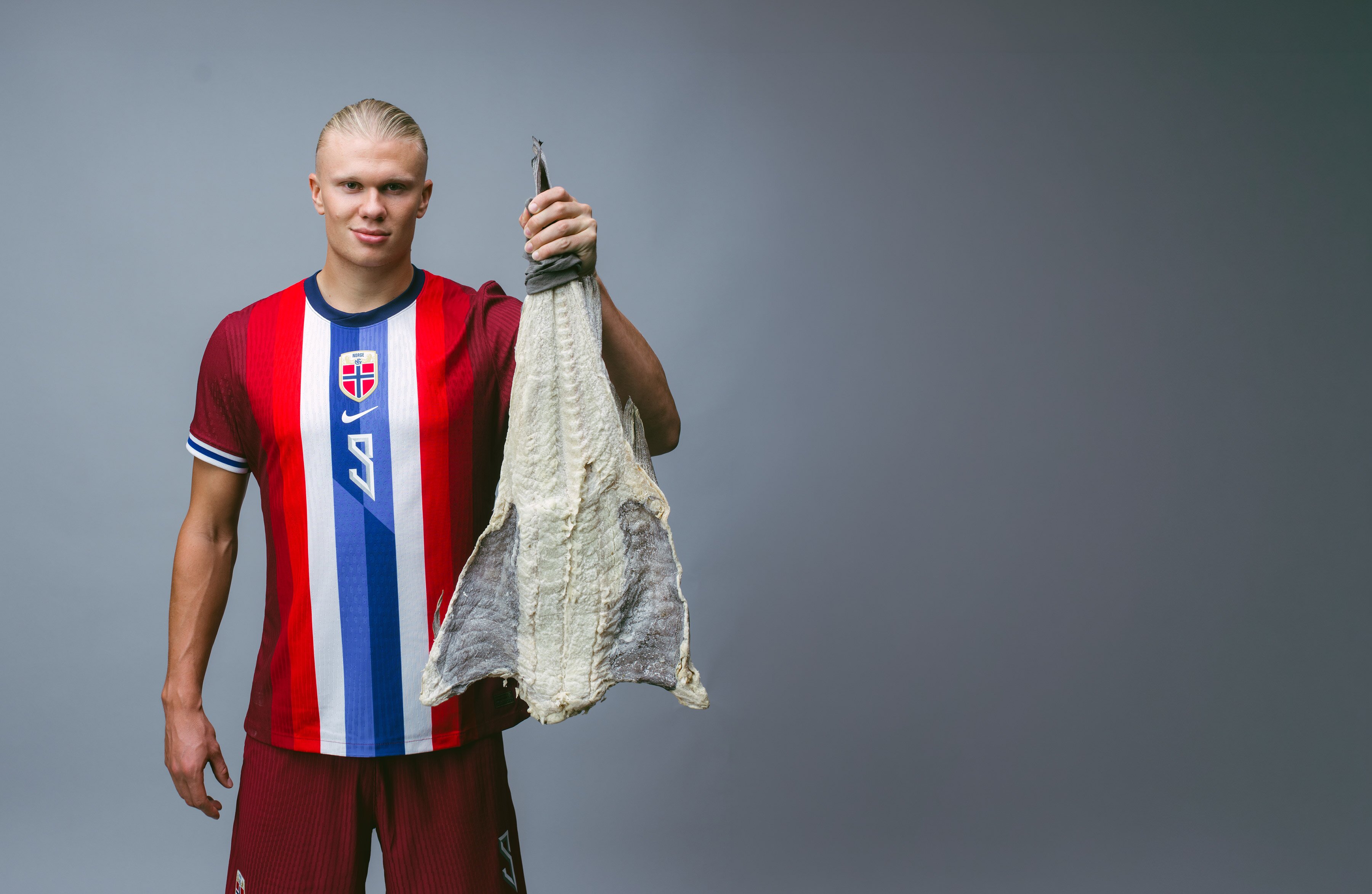 Haaland com Bacalhau da Noruega